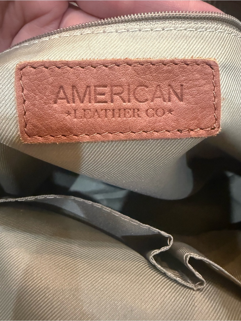 American Leather Co. Women's Brown Leather Shoulder Bag - Picture 7 of 9